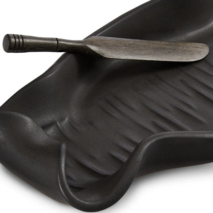 Baguette Tray with Rosewood Spreader from Hilborn Pottery Design