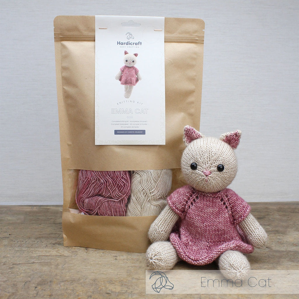 Emma Cat Knitting Kit from Hardicraft