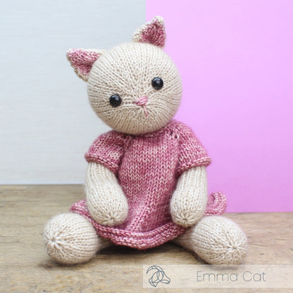 Emma Cat Knitting Kit from Hardicraft