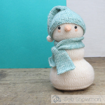 Seb Snowman Knitting Kit from Hardicraft