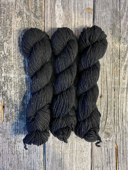 Mountain Mohair by Green Mountain Spinnery: Jet Black - Maine Yarn & Fiber Supply