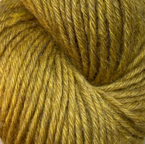 Heather Line Worsted from JaggerSpun: Gold