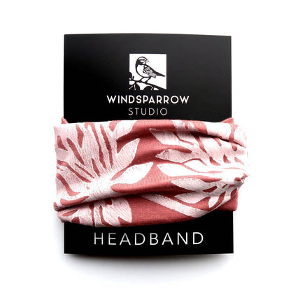 Allium Headband (White Ink) by Windsparrow Studio
