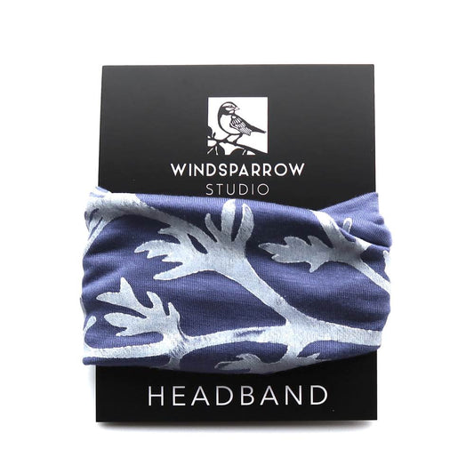 Parsley Headband (White Ink) by Windsparrow Studio