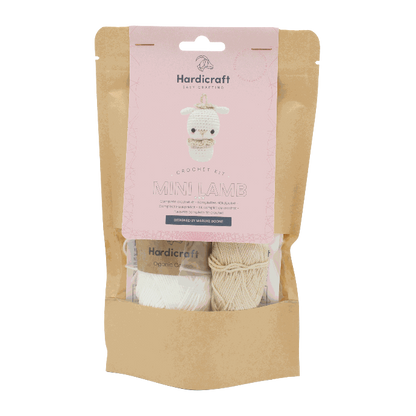 Mini Lamb Crochet Kit from Hardicraft