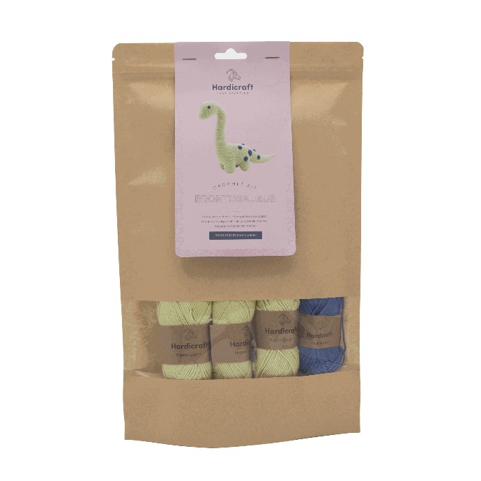 Dino Brontosaurus Crochet Kit from Hardicraft