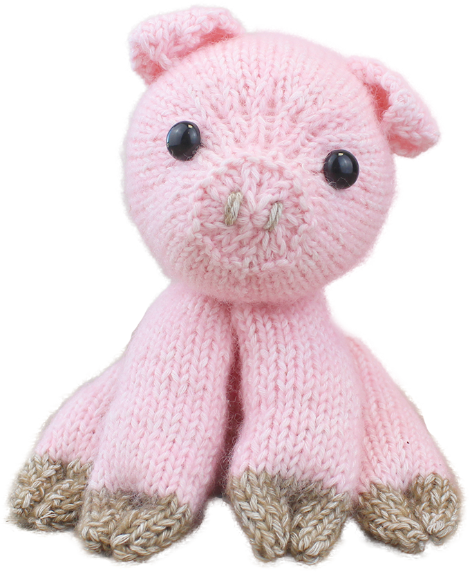 Liz Piggy Knitting Kit from Hardicraft
