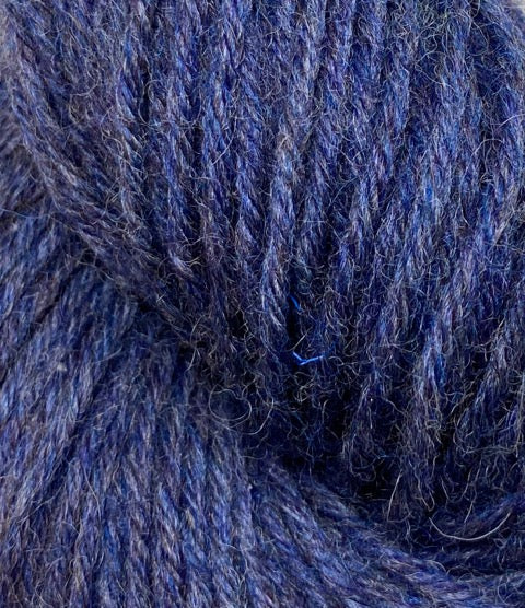 Heather Line Worsted from JaggerSpun: Deep Blue