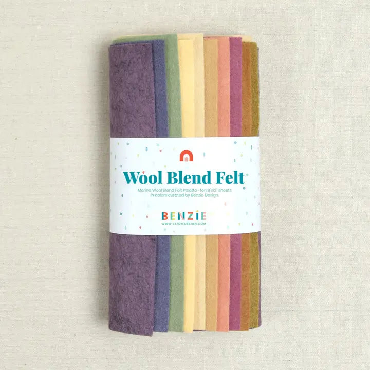 Wool Felt Sheets by Benzie Design: Botanical Blends - Maine Yarn & Fiber Supply