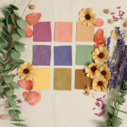 Wool Felt Sheets by Benzie Design: Botanical Blends - Maine Yarn & Fiber Supply