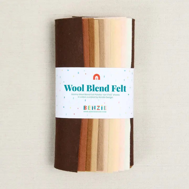 Wool Felt Sheets by Benzie Design: Doll Face - Maine Yarn & Fiber Supply