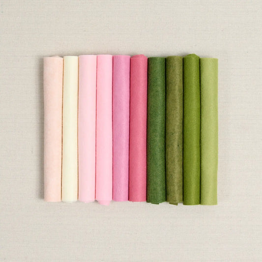Wool Felt Sheets by Benzie Design: Everbloom - Maine Yarn & Fiber Supply