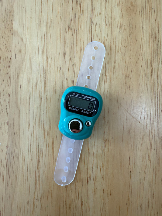 Teal Digital Row Counters for Knitting & Crochet