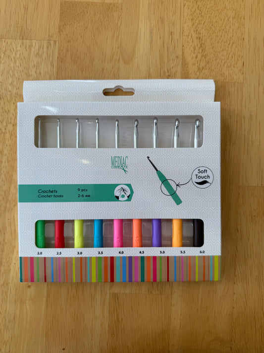 Colorful Crochet Hook Set from Mediac