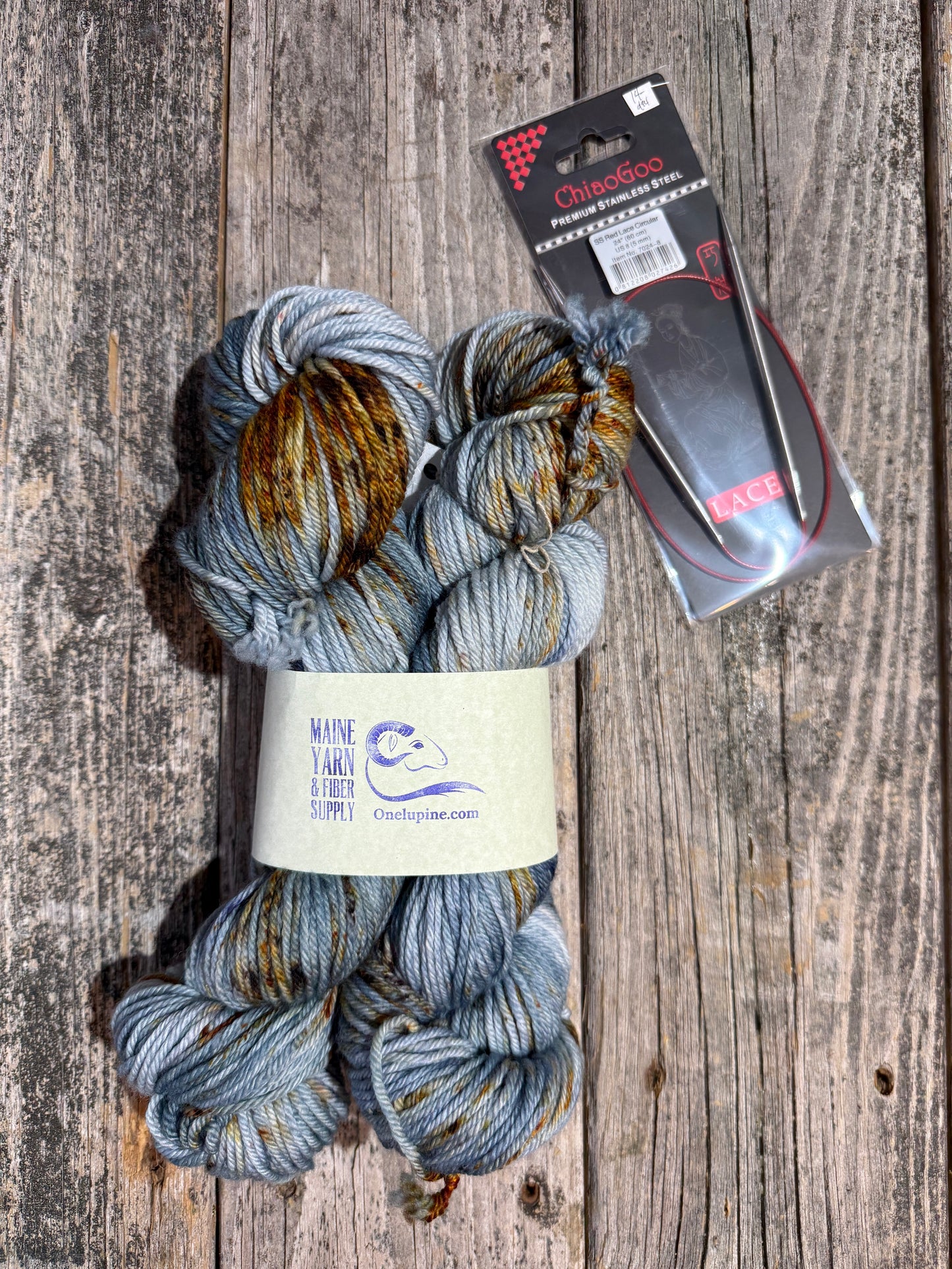 Harbor: Vintage Denim - Beginner’s Scarf Kit