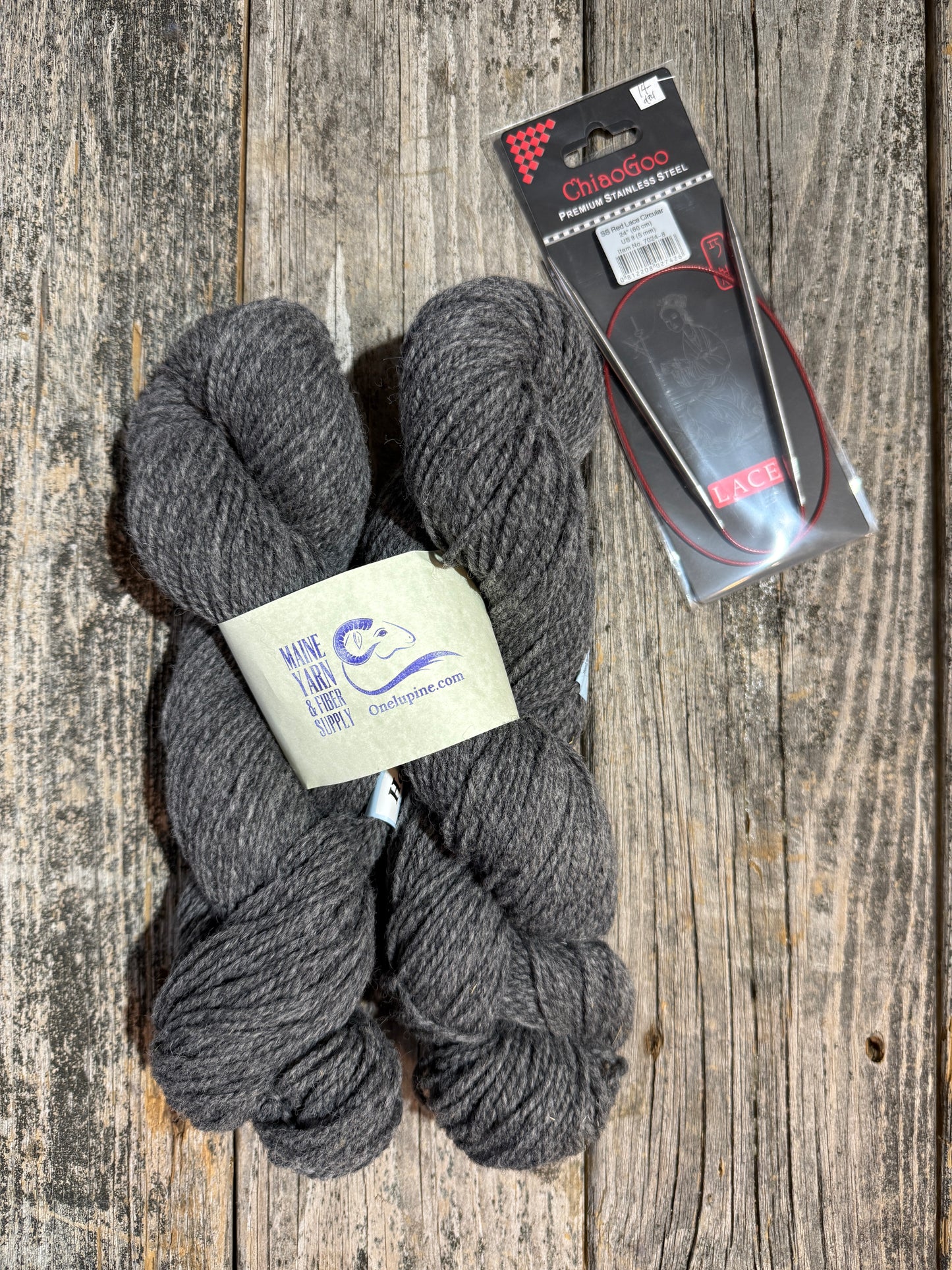 Briggs & Little Heritage: Medium Grey - Beginner’s Scarf Kit