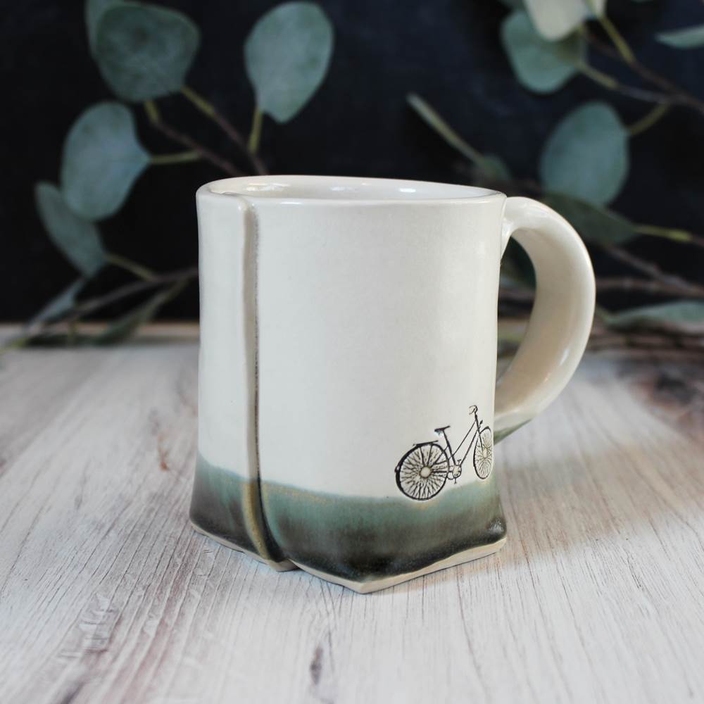 Bike Mug from Colleen Deiss Designs