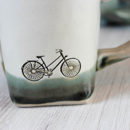 Bike Mug from Colleen Deiss Designs