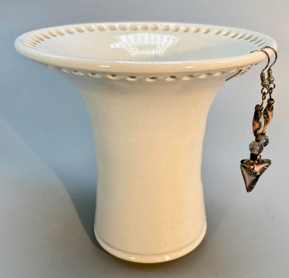 Earring Holder - Handmade Stoneware by Barb Lund