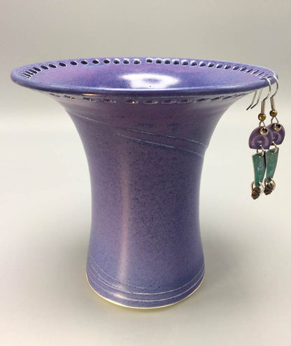 Earring Holder - Handmade Stoneware by Barb Lund