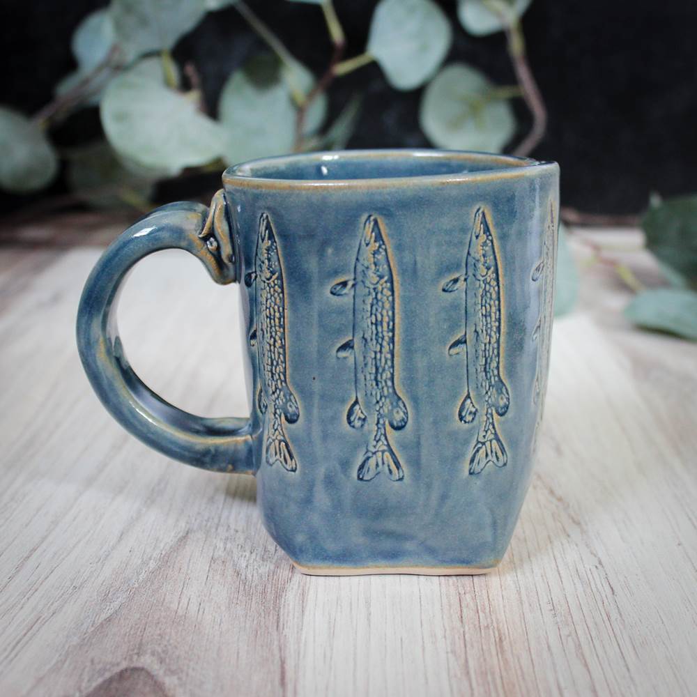 Blue Fish Mug from Colleen Deiss Designs