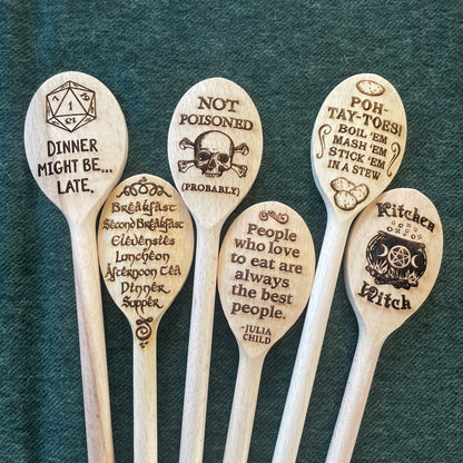 Whimsical Wooden Spoons by Adventure Awaits