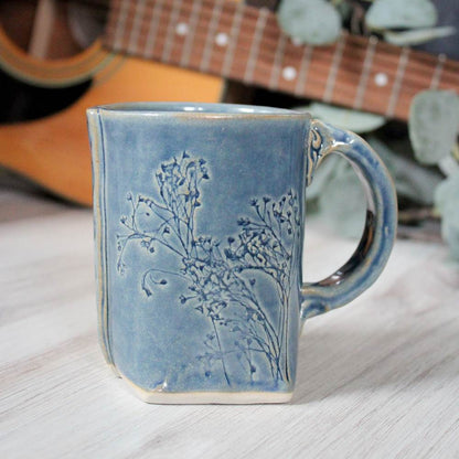 Blue Floral Mug from Colleen Deiss Designs