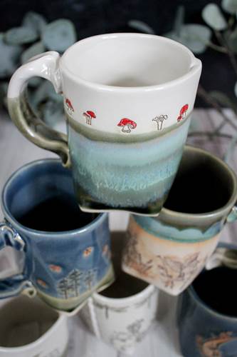 Baby Mushroom Mug from Colleen Deiss Designs