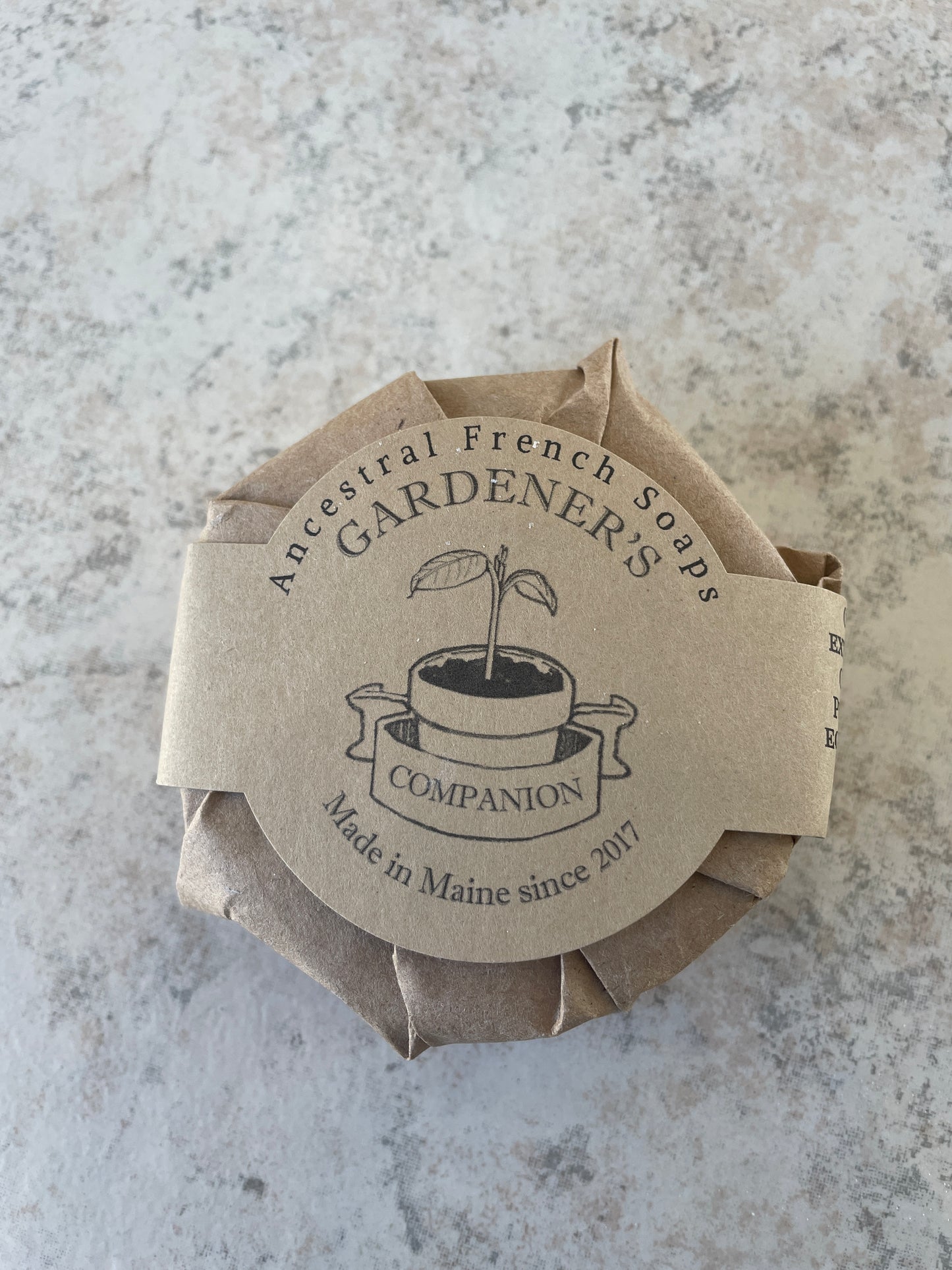 The Gardener Soap from Ancestral French Soaps - Maine Yarn & Fiber Supply