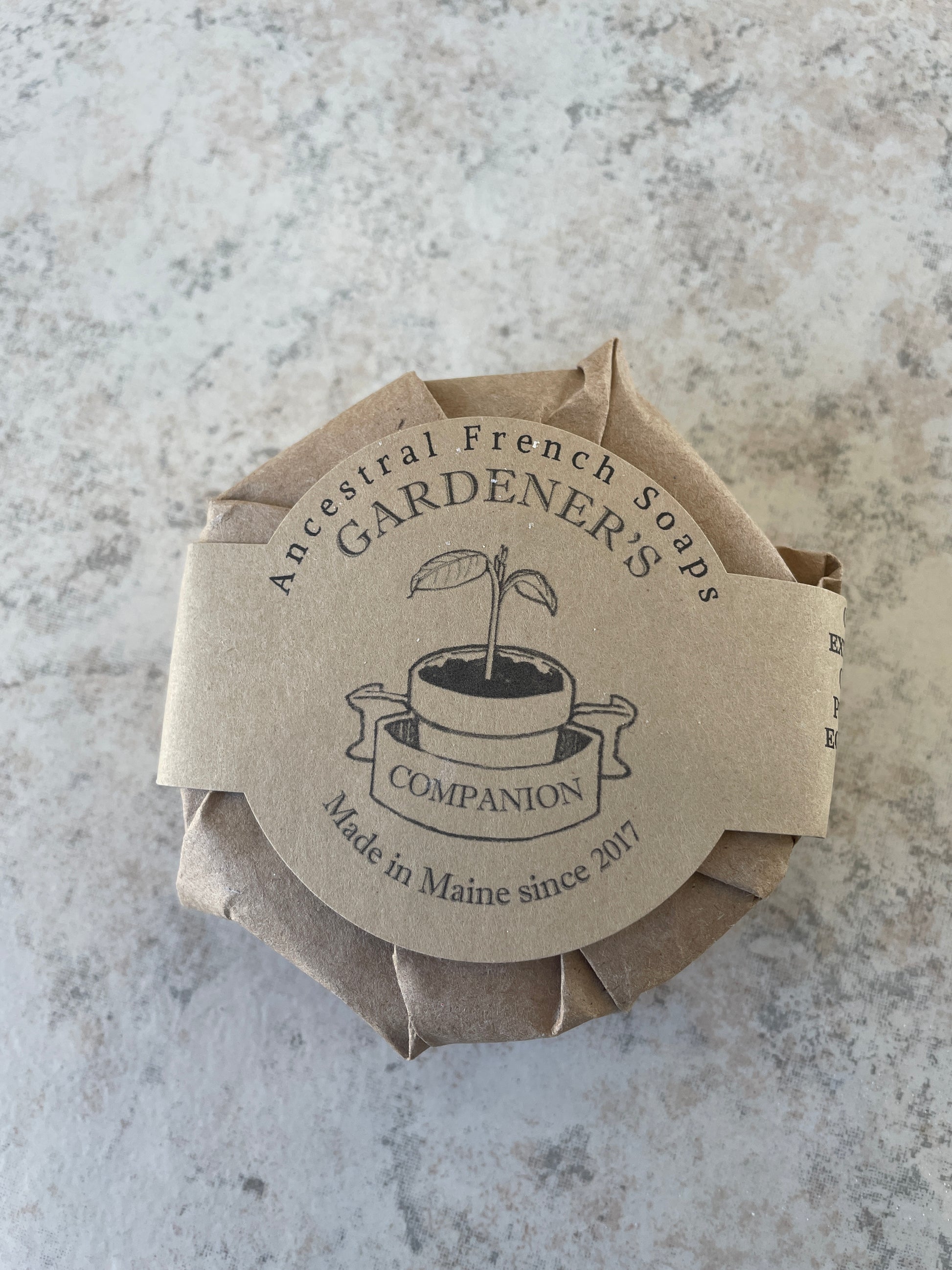 The Gardener Soap from Ancestral French Soaps - Maine Yarn & Fiber Supply