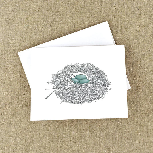 Nest - Greeting Card by 3 Legged Dog Ink - Maine Yarn & Fiber Supply