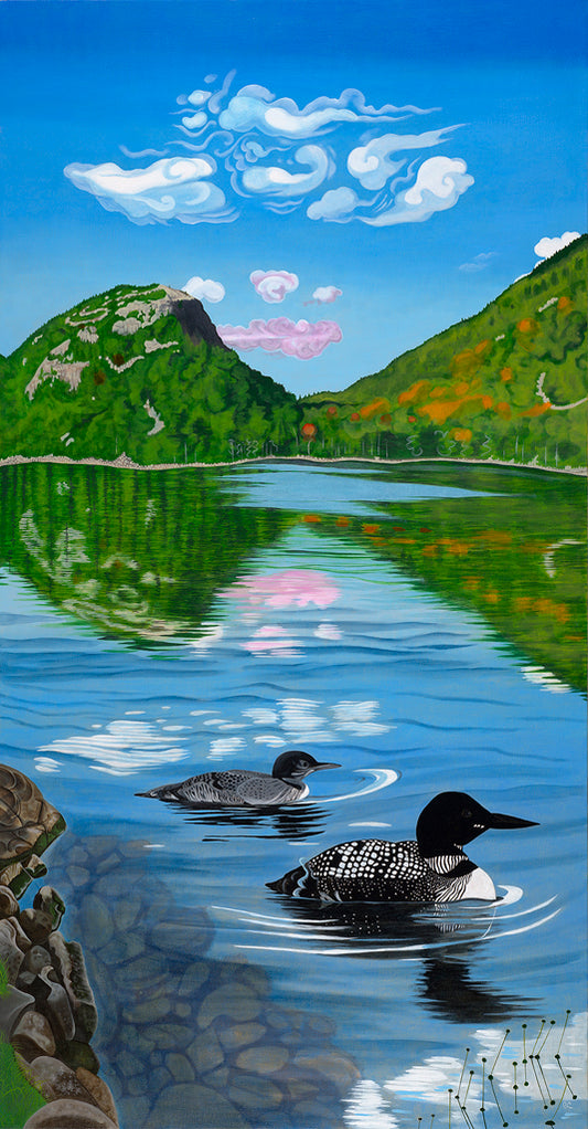 Jordan Pond, Acadia - Greeting Card by Color Afoot Press