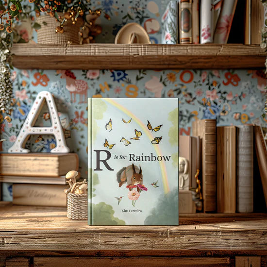 R is for Rainbow Hardcover Book by Kim Ferreira (Joie de Vivre)