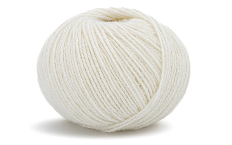 Como Cashmere: Wool White by LAMANA