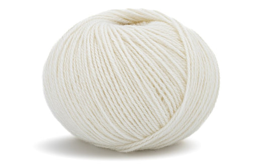 Como Cashmere: Wool White by LAMANA