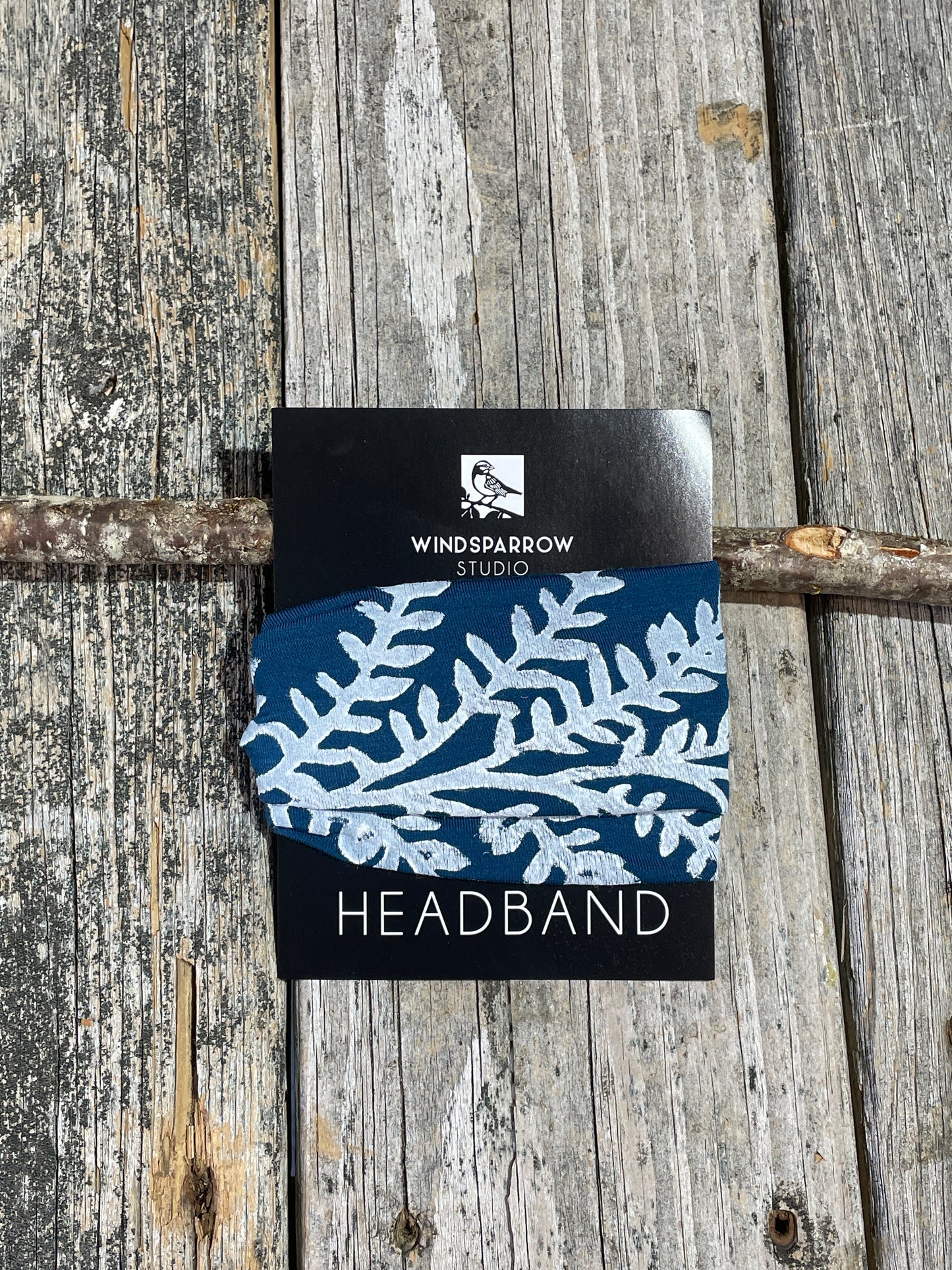 Colorful Botanical Headbands with White Ink by Windsparrow Studio - Maine Yarn & Fiber Supply
