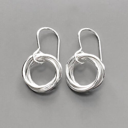 Small Love Knot Earrings by Cullen Jewelry Design