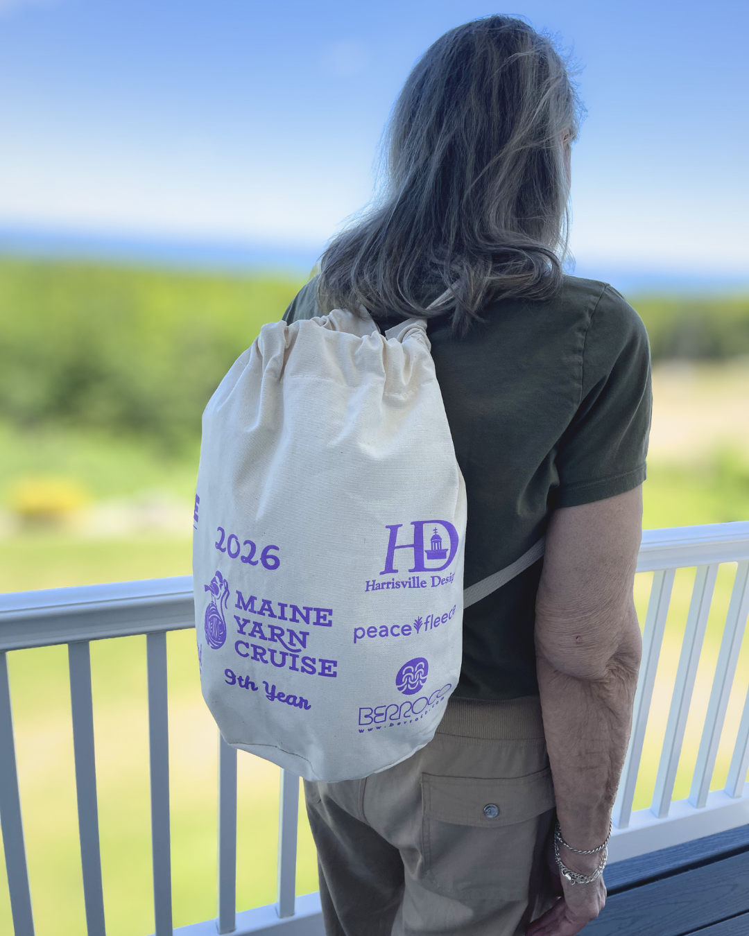 Order your 2026 Maine Yarn Cruise Tote Bag! (Maine Yarn Cruise July 1st - October 12th, 2026)