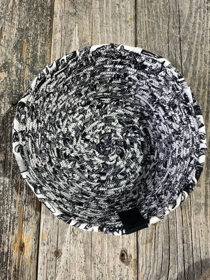 Moostache - Handmade Fabric/Rope Project Bowls by TkPomroy/The Wooly Ghost