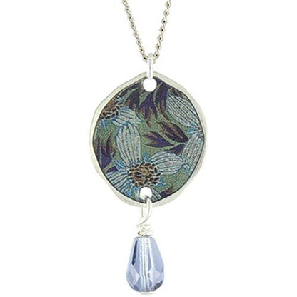 Water Lillies 18in necklace & Earrings by Earth Dreams Jewelry - Maine Yarn & Fiber Supply