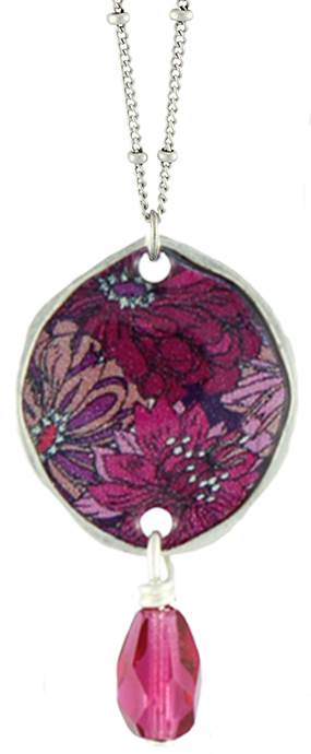 Purple Passions Earrings and Necklace by Earth Dreams Jewelry - Maine Yarn & Fiber Supply