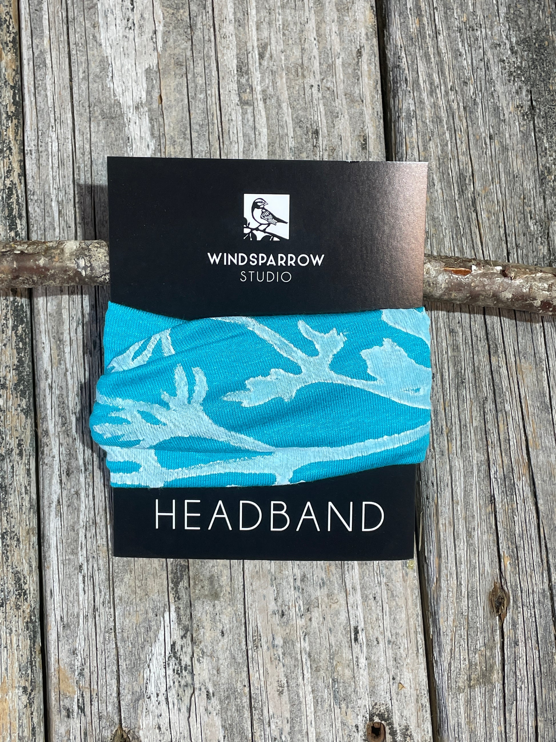 Colorful Botanical Headbands with White Ink by Windsparrow Studio - Maine Yarn & Fiber Supply