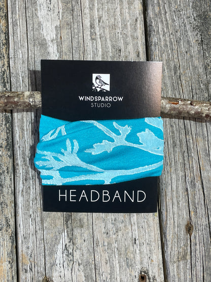 Colorful Botanical Headbands with White Ink by Windsparrow Studio - Maine Yarn & Fiber Supply