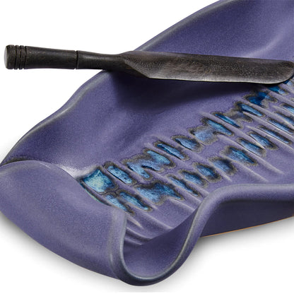 Baguette Tray with Rosewood Spreader from Hilborn Pottery Design