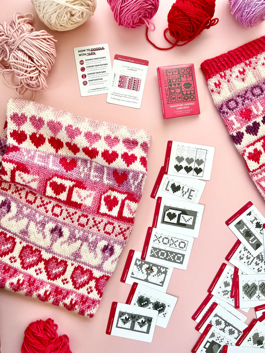 Valentines 2 Doodle Card Expansion Deck by Pacific Knit Co.