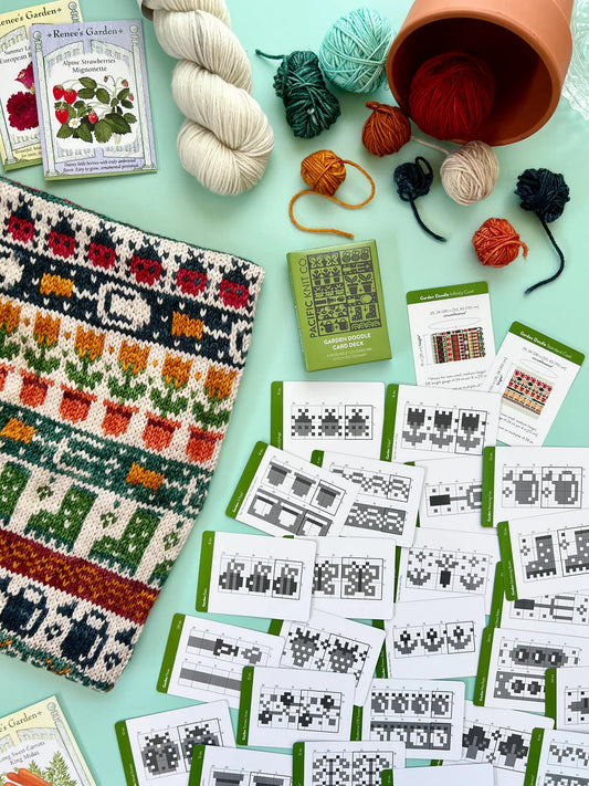 Garden Doodle Card Expansion Deck by Pacific Knit Co.