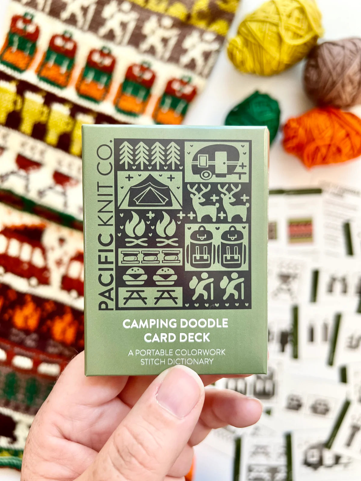 Camping Doodle Card Expansion Deck by Pacific Knit Co.