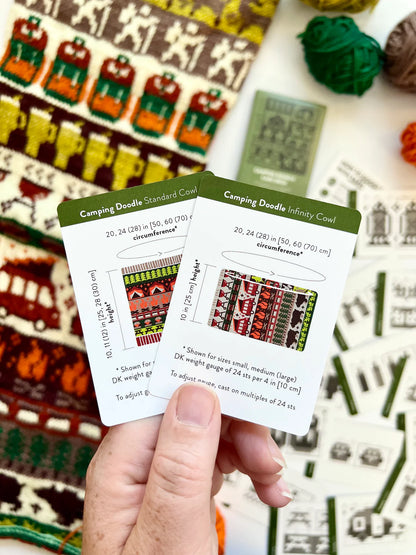 Camping Doodle Card Expansion Deck by Pacific Knit Co.