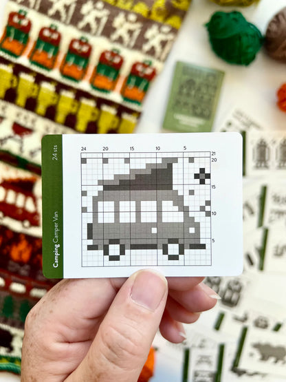 Camping Doodle Card Expansion Deck by Pacific Knit Co.