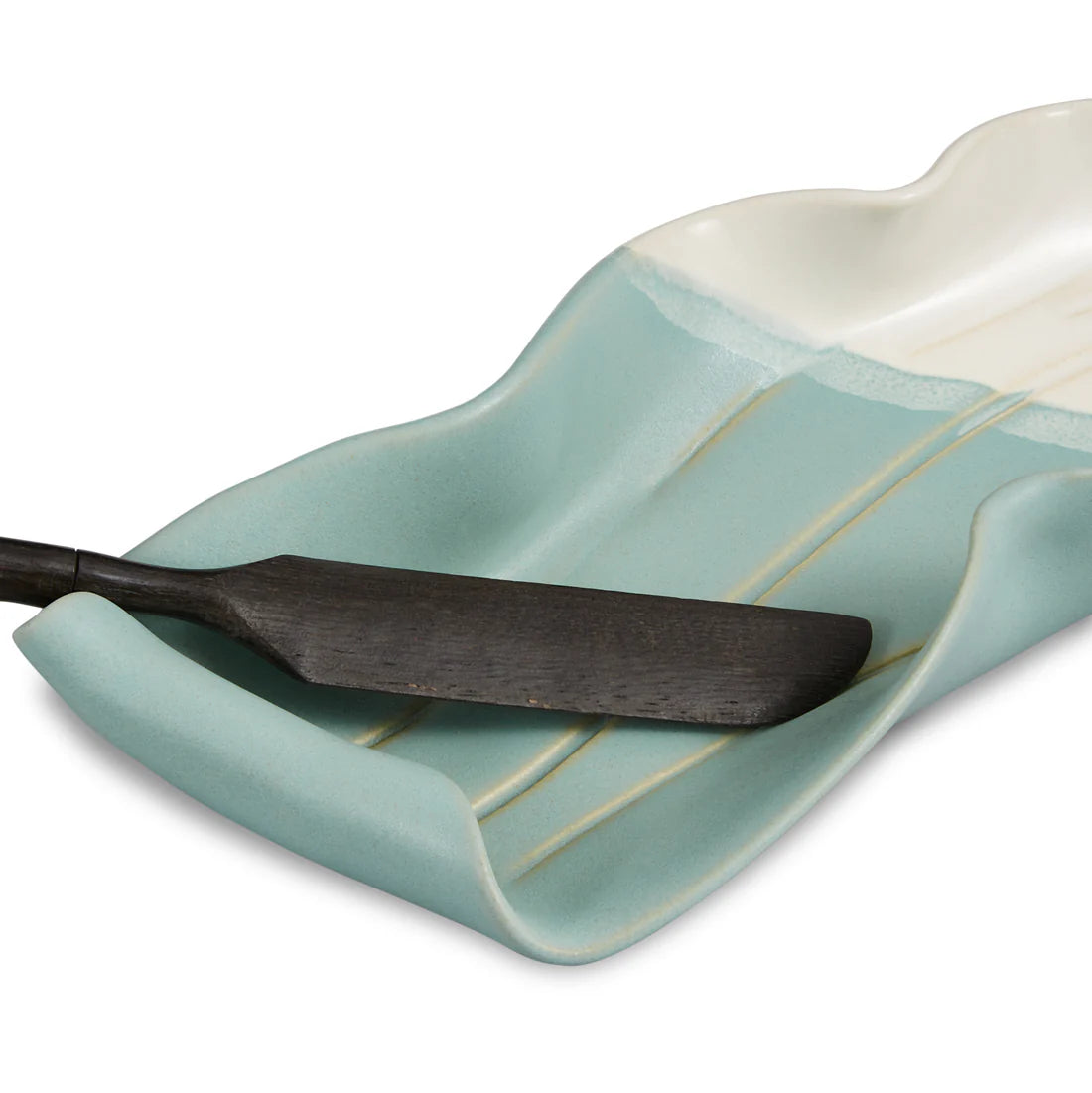 Butter Dish with Rosewood Spreader from Hilborn Pottery Design